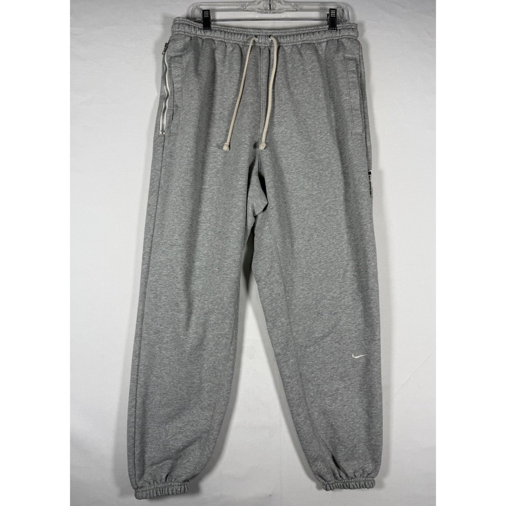 Nike Standard Issue Sweatpants Men Large Gray Dri-FIT Basketball Pant FZ0224-063